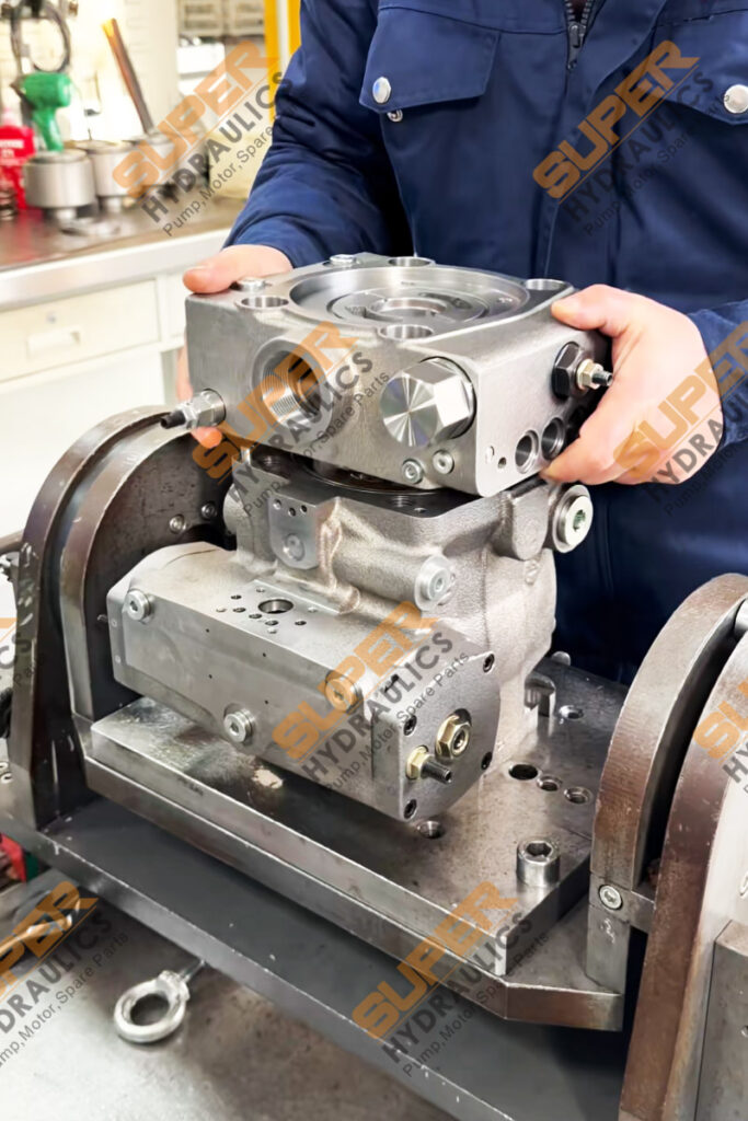 Hydraulic Pump Motor assembly site photo