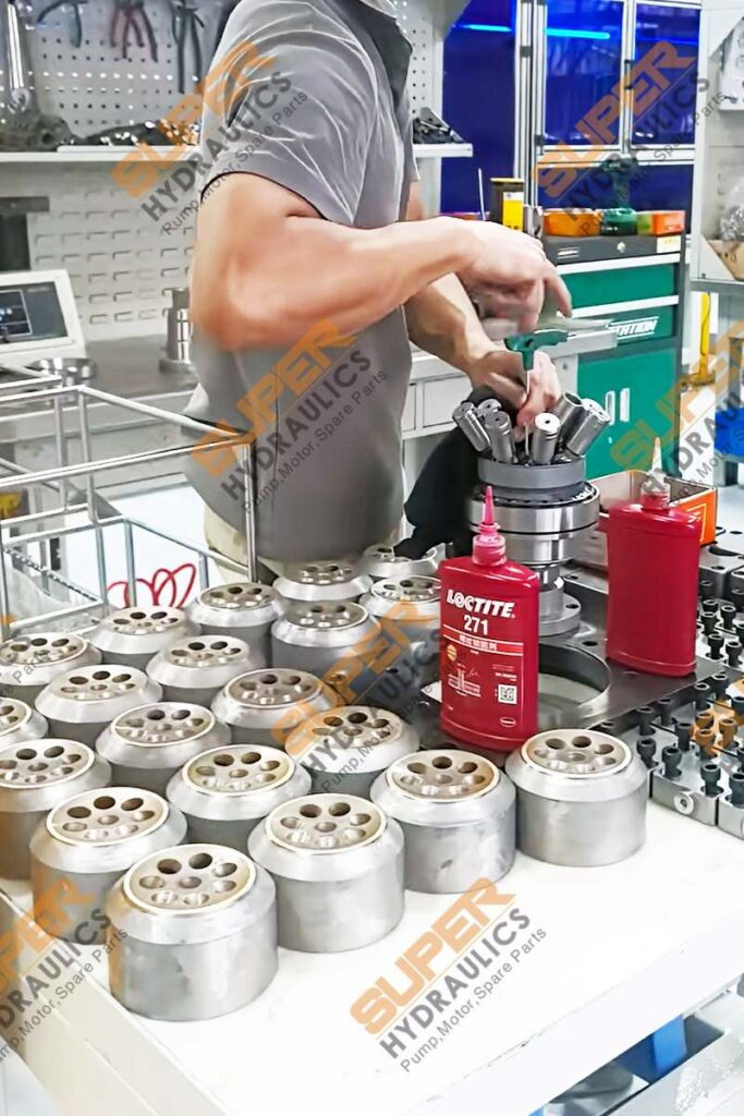 Rexroth A2FM motor assembly