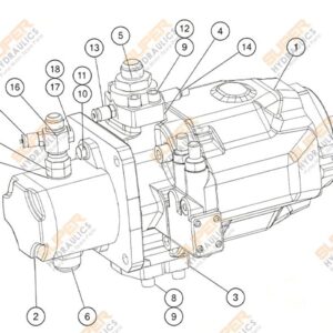 55058253 Hydraulic Pump For Sandvik DP1500i