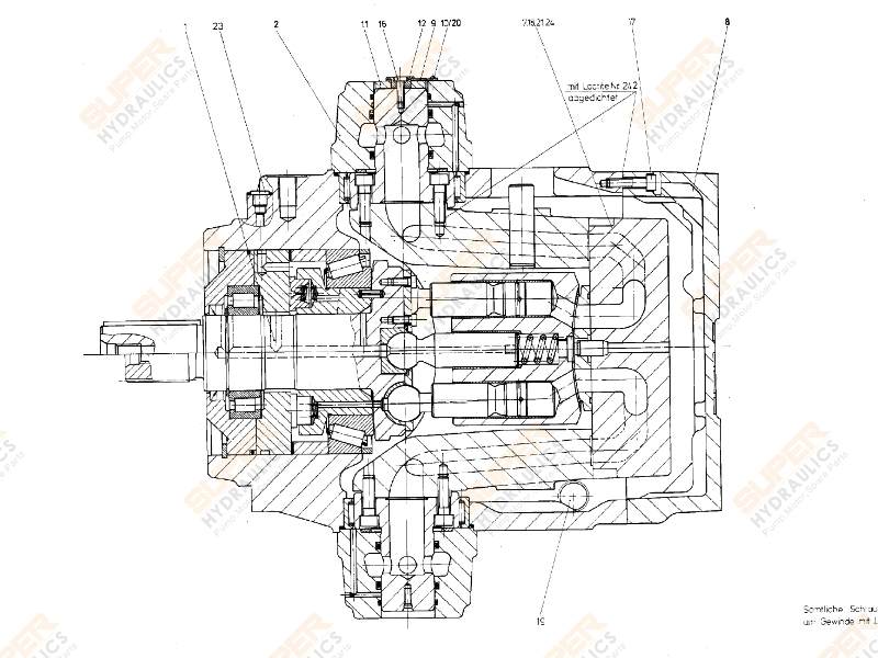 A2V500 remanufactured pump