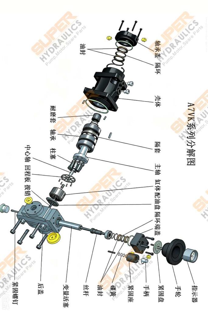 A7VKO parts drawing