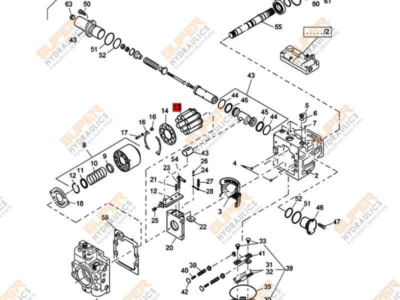 Danfoss 90L180 Parts Diagram